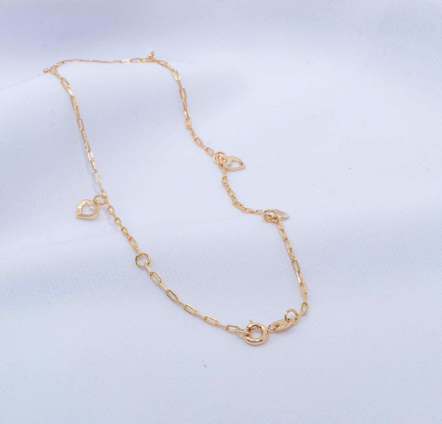 Gourmet 1mm con dijes corazones