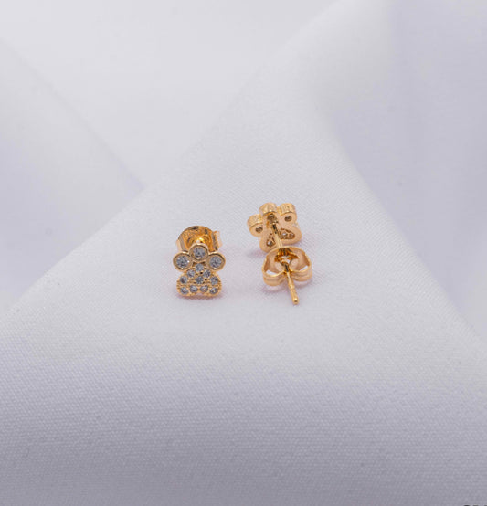 Mini huellita de perro Swarovski 6mm